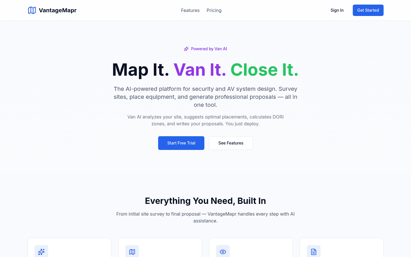 VantageMapr screenshot